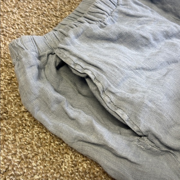 Flax Soft Gray Linen Trousers - Picture 4 of 7